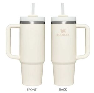 NEW Stanley Flowstate H2.O Quencher Creme Accent 40oz Tumbler